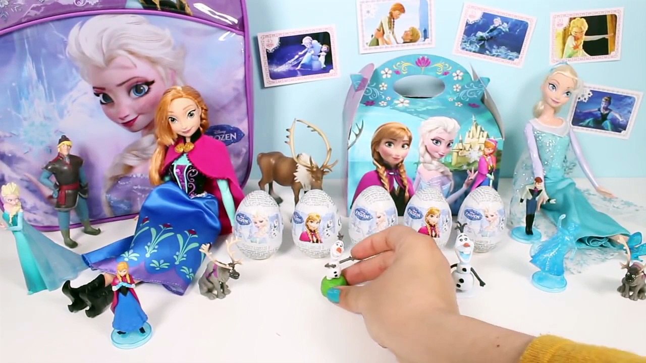FROZEN Surprise Eggs Disney Frozen Princess Anna & Queen Elsa Huevos Sorpresa FROZEN Toys