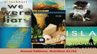Annual Editions Nutrition 0102 Read Online