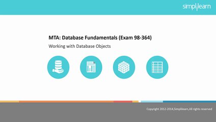 007 Working With Database Objects
