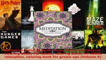 Read  Meditation Coloring Book Stress Relieving Patterns  Coloring Books For Adults coloring EBooks Online