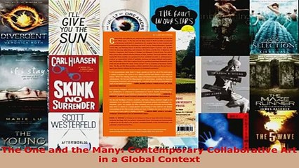 Download Video: Read  The One and the Many Contemporary Collaborative Art in a Global Context EBooks Online