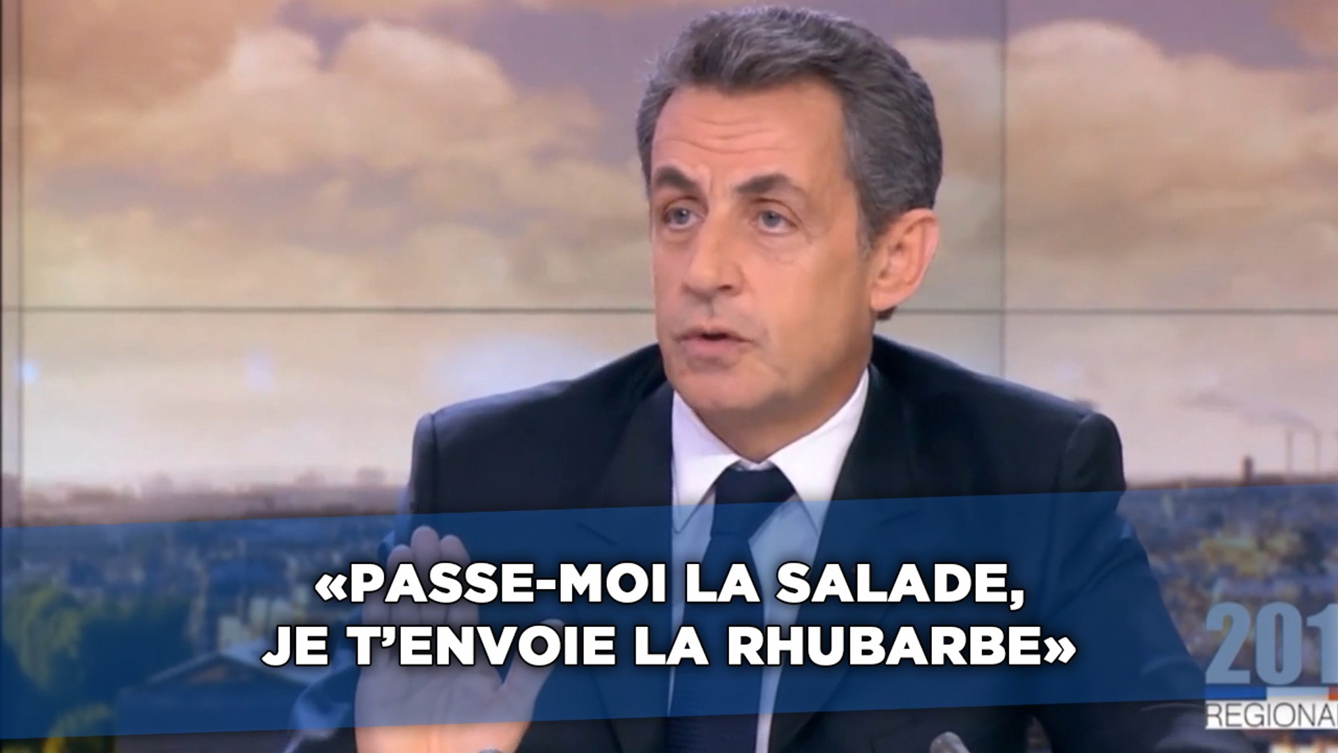 Passe Moi La Salade Je T Envoie La Rhubarbe Nicolas Sarkozy Video Dailymotion