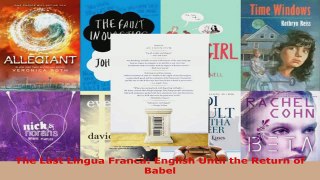 Download  The Last Lingua Franca English Until the Return of Babel PDF Online