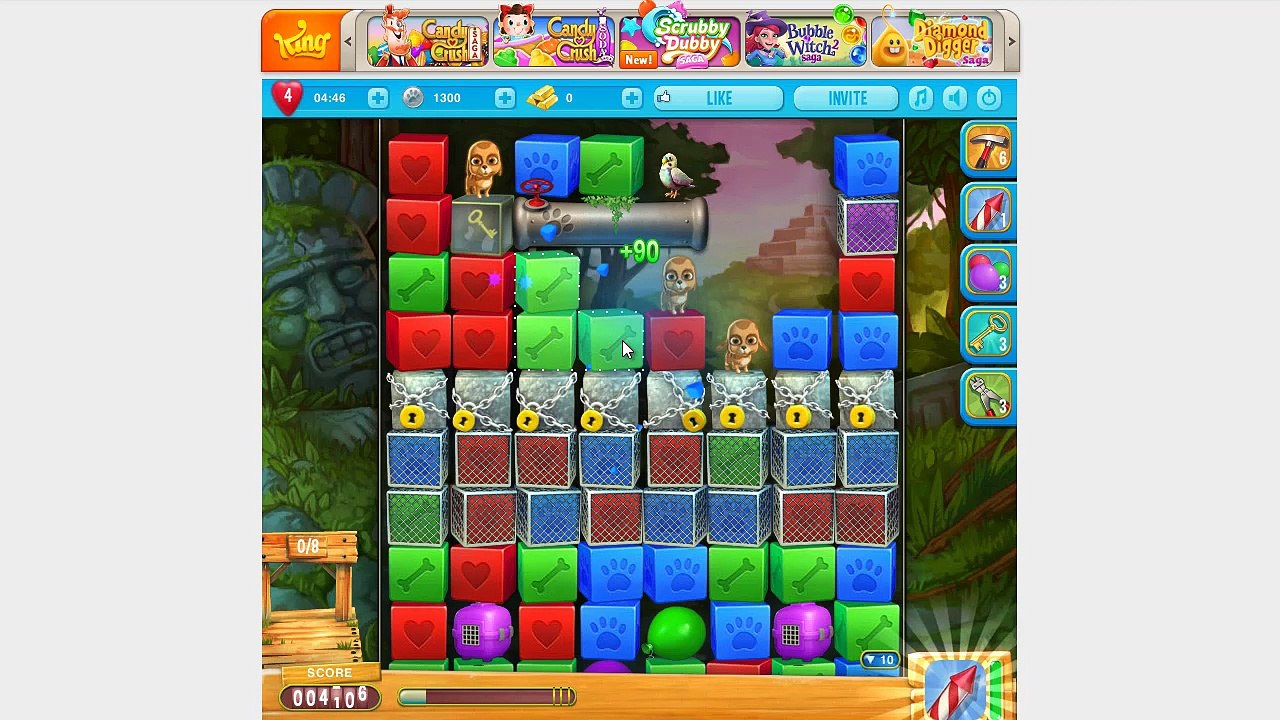 Pet Rescue Saga Level 41