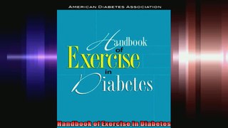 Handbook of Exercise in Diabetes