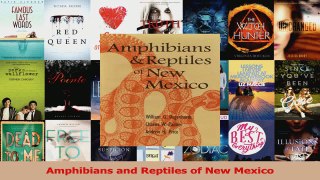 Read  Amphibians and Reptiles of New Mexico Ebook Free