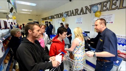 Coronation Street stars at Wolverhampton butchers