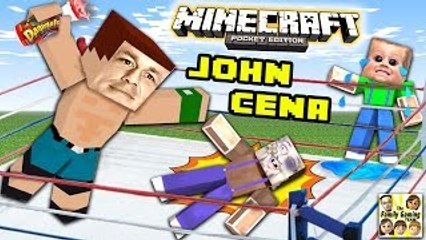 JOHN CENA ATE MY YOGURT!! (MINECRAFT WWE SURPRISE BATTLE) FGTEEV Glowstone Dust Race 2.0