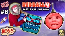 Chase & Dad play REDBALL 4! Battle for the Moon BOSS BATTLE! Levels 56 - 60 (Part 8 Gamepl