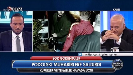 Podolski'nin saldırdığı muhabir konuştu!