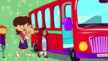 Wheels on the Bus - Adisebaba İngilizce Çizgi Film Çocuk Şarkıları Videoları
