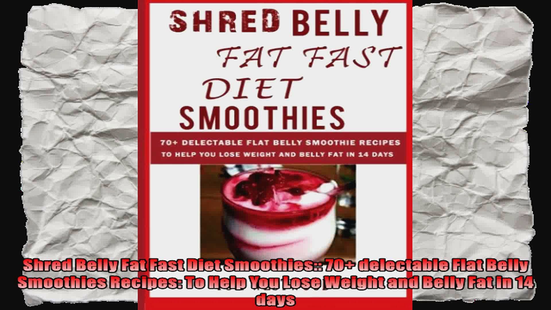 smoothies to lose belly fat