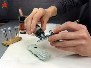 BTR80 Mise en peinture ép 1 : Couches primers (tuto modéle réduit)