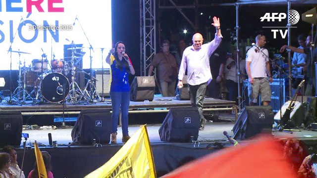 Contundente victoria de la oposición en legislativas venezolanas