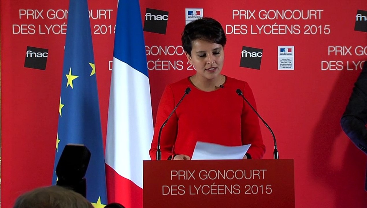 Discours de Najat Vallaud-Belkacem, ministre de l'Éducation nationale, de l'Enseignement supérieur et de la Recherche