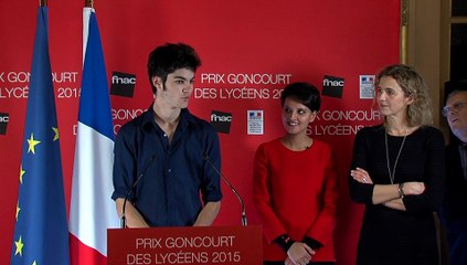 Discours de Corto Courtois, Président du jury lycéen national et de Mathilde PATOU, Lycée La Nativité de Aix en Provence