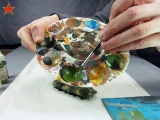 BTR80 Mise en peinture ép 5 :  Dry brush decalc (tuto modèle réduit)