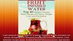 Fruit Infused Water Top 40 Organic Vitamin Water Recipes for Detox Weight Loss and