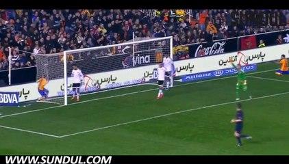 La Liga | Valencia 1-1 Barcleona | Video bola, berita bola, cuplikan gol