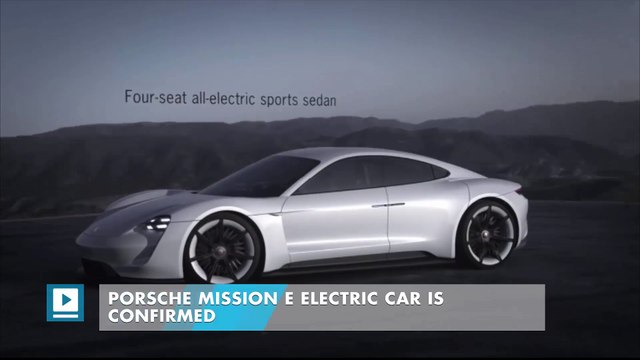 Porsche Mission E Electric Car Is Confirmed