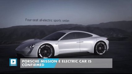 Porsche Mission E Electric Car Is Confirmed