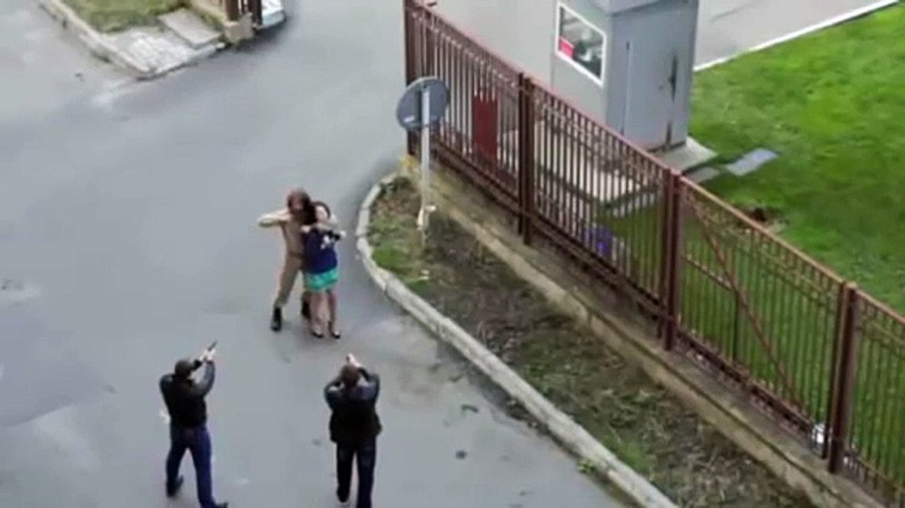 Soldier rescues kidnapped girl – but doesnt realise he was on a film set