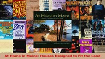 Read  At Home in Maine Houses Designed to Fit the Land Ebook Free