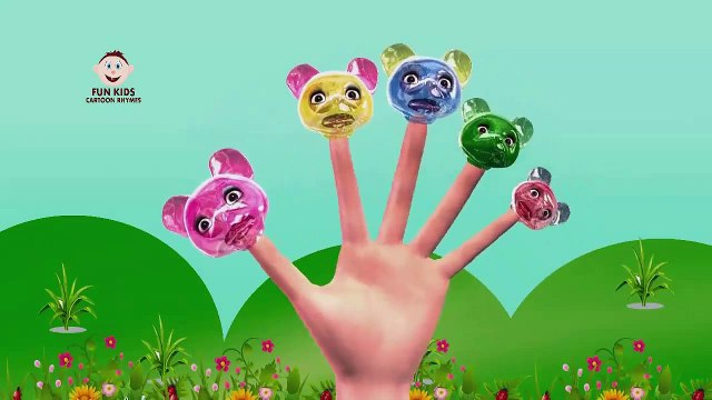Gummy Bear Finger Family 3D Nursery rhymes for kids Baby rhyme By Fun Kids Cartoon Rhymes