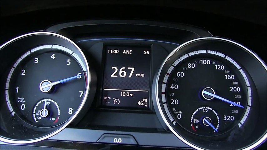 2015 VW Golf 7 R 4Motion (300 HP) Top Speed German Autobahn - video  Dailymotion