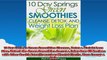 10 Day Springs Green Smoothies Cleanse Detox  Weight Loss Plan Unlock the Green