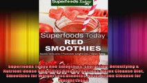 Superfoods Today Red Smoothies Energizing Detoxifying  Nutrientdense Smoothies Blender