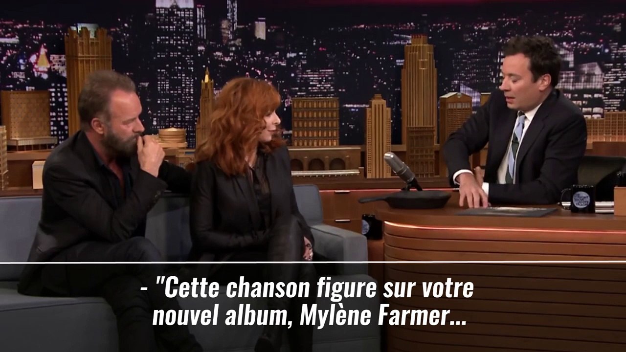 A la télé américaine, Mylène Farmer corrige Jimmy Fallon à coup de poêle