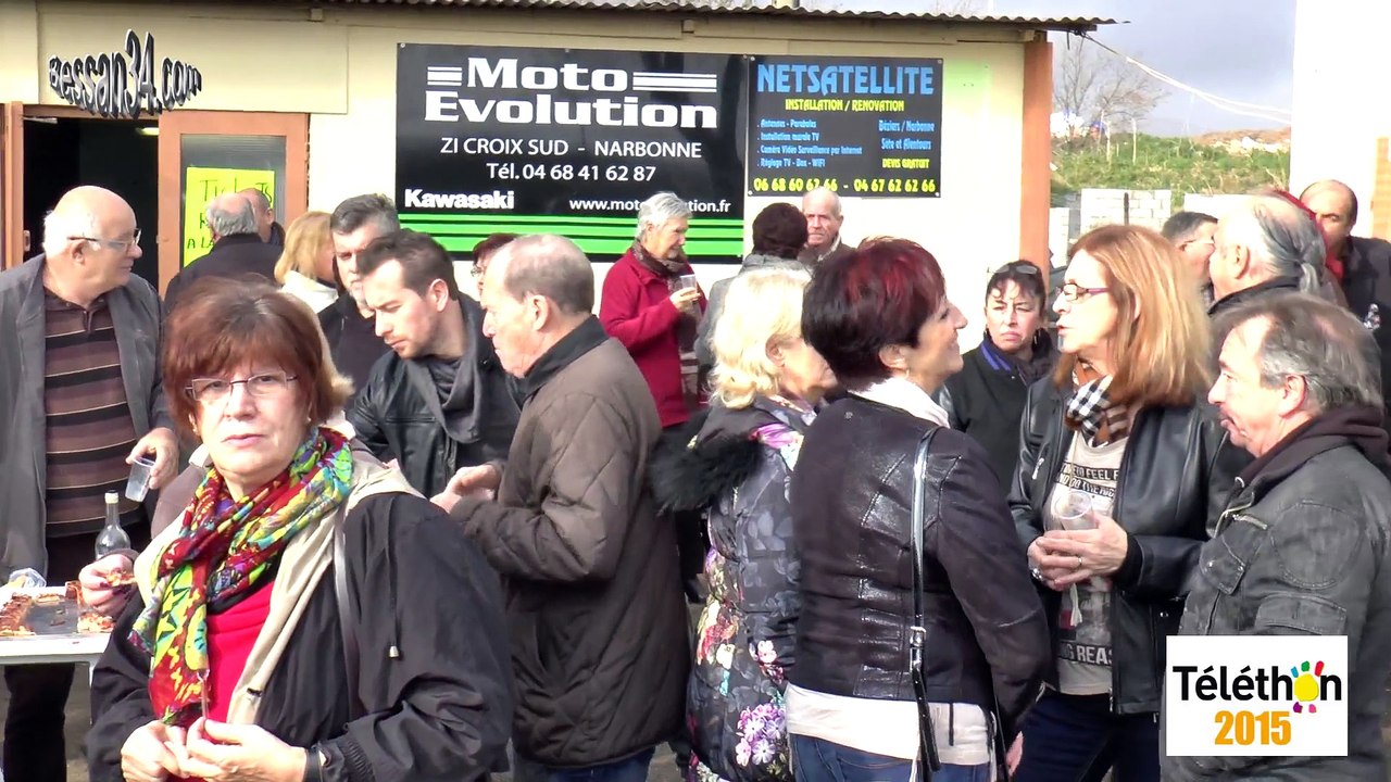 Téléthon 2015 au Moto Cross de St Thibéry