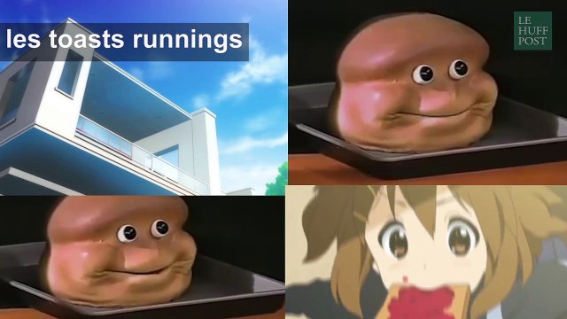 Une jeune femme s'écrase le visage contre du pain sur son compte Instagram