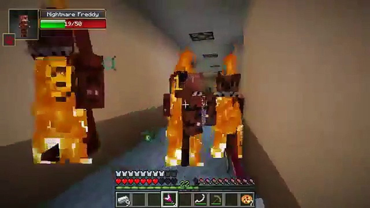 Minecraft: ESCAPE FIVE NIGHTS AT FREDDYS 4 CHALLENGE Modded Mini Game
