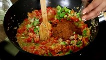 Mumbai Pav Bhaji - Recipe by Archana - Easy to make Spicy Vegetarian Street Food in Marathi