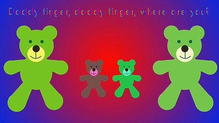 Gummy Bear Finger Family Songs for kids English nursery rhyme children animation