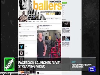 Facebook rolls out live streaming video service