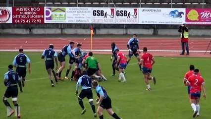 Rubgy : La Voulte/Valence 22-24 Strasbourg (Federale 1 - 2015)
