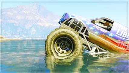 GTA 5 Funny Moments - WATER MONSTERS!!! (GTA 5 Online Funny Moments)