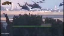 08. Russian Mi-24 Helicopter Dodging Igla Stinger Sam missiles in Syria