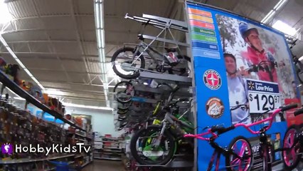New Mountain Bike Surprise + Cool Bike Park Action by HobbyKidsTV