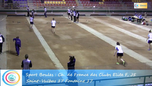 Quatrième tour, Club Elite Féminin J5, Saint-Vulbas vs Fontaine, Sport-Boules, saison 2015-2016