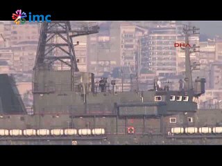 Türk ve Rus savaş gemileri aynı anda Boğaz'daydı