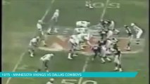 Passe ave maria Minnesota Vikings vs Dallas Cowboys Hail Mary 1975