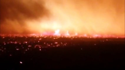 Fire Tornado Terrifies Inhabitants in Australia