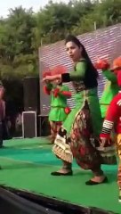 dancing girl on beat