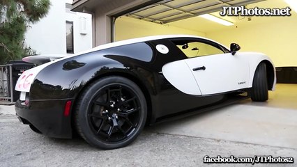 Bugatti Veyron Super Sport picking up a friend at the airport