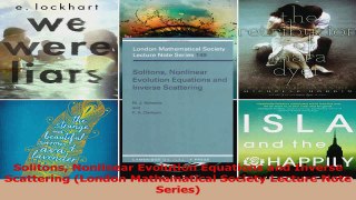 PDF Download  Solitons Nonlinear Evolution Equations and Inverse Scattering London Mathematical Society Read Full Ebook