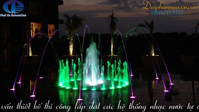 Phun nước nghệ thuật tạo hình với nước